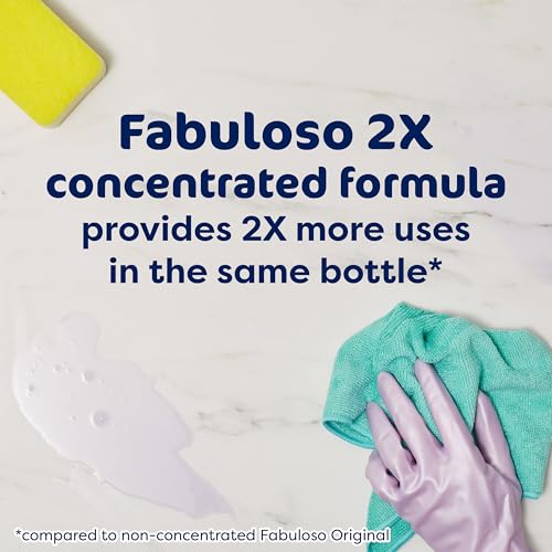 Fabuloso Multi-Purpose Cleaner and Floor Cleaner, 2X Concentrated Formula, Long-Lasting Freshness, Watermelon Scent, 56 fluid ounces - size: 56 Fl Oz (Pack of 1)