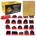 Dura-Gold 20-Piece Contoured Profile 5" Hand Sanding Block Set with 40 - size: 20-Piece