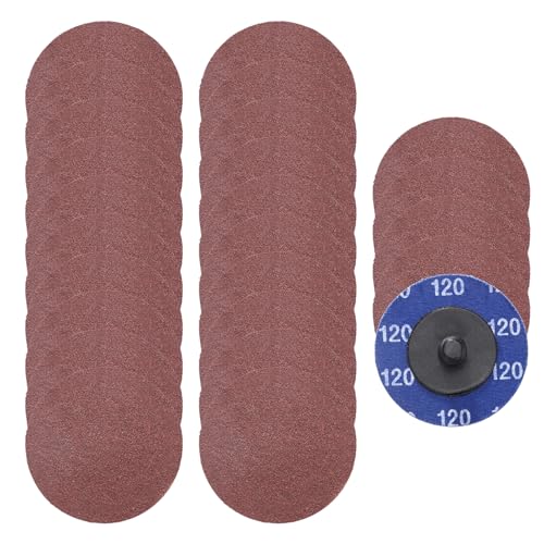 25 Pcs Aluminum Oxide Die Grinder Sanding Disc 2", 120 Grit - size: 120 Grit