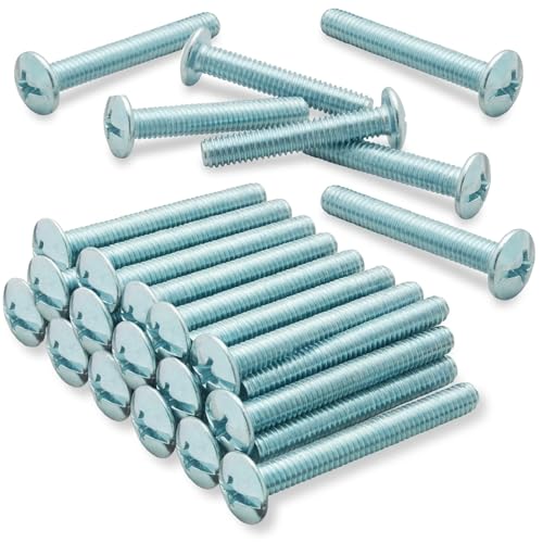 Cabinet Knob & Pull Machine Screws 25-pk (8-32 x 2) or Choose Your Length; Fasteners for Kitchen & Bathroom Drawer & Door Hardware - size: 8-32 x 2"