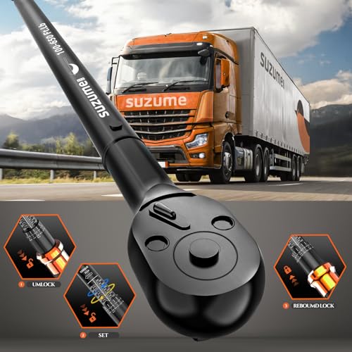 SUZUME 3/4 Torque Wrench Drive Loud Click (100-650 Ft.Lb/ 135.6-881.4 N.m) - size: 3/4"