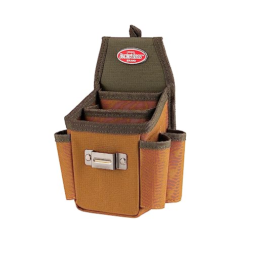 Bucket Boss - Utility Plus Pouch with FlapFit, Pouches - Original Series (54175), Brown - size: (Pack of 1)