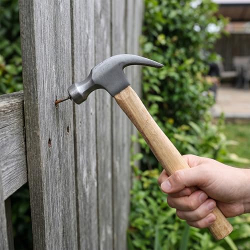 LEXININ 6 Pcs 16oz Claw Hammer, Carpenter Hammer with Wood Handle for Nail Removal Home Use