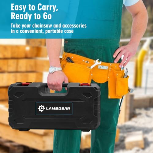 Mini Chainsaw Cordless 6 Inch Electric Chainsaw pruning saw Battery Powered Handheld Portable Chain Saw With 2 Batteries/Automatic Oiler for Tree Trimming Wood Cutting Pruning Garden, Black - size: 6 inch(Black)