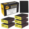 Dura-Gold 180 Grit 4-Sided Hand Sanding Block Sponges, 3.9" x 2.75" x 1" - style: 180 Grit