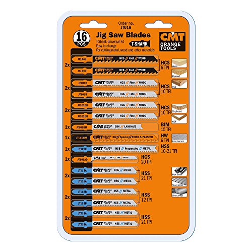 CMT Orange Tool JT016 JIG Saw Blades Set