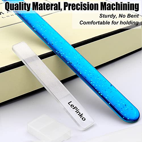 Diamond Nail File with Crystal Nail Shiner Set - color: Blue Point