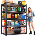 71" H-35 W Garage Shelving-5 Tier Storage Shelves,Adjustable Heavy Duty Metal Shelving Unit and Storage Large Rack,Utility Steel Shelf for Shop Warehouse Industrial Pantry Basement - size: MDF/35"Wx16"Dx71"H