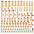 119PCS DOT Brass Compression Quick Connect Air Line Fittings Kit - size: 119pcs-1/4"/1/8"/3/8"/1/2"/5/8"/5/16" Kit, style: DOT Air Brake Line Fittings