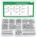 140 Pcs M4 Phillips Pan Head Long Machine Screws Kit, 304 SS | For Electrical Outlet, Switch Plate, Junction Box, Furniture Repair, Long Sizes (12mm-60mm), Storage Box, Anti-Rust - size: 140Pcs M4*12/16/18/20/25/30/35/40/45/50/55/60mm