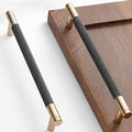 30 Pack 7 1/2 Inch 192 mm Gold and Grey Cabinet Handles Cabinet Pulls Aluminum Handles Knurled Drawer Pulls Oxidation Finish with Diamond Pattern 8.6" Length (7.5" Hole Center) - color: Gold Grey, size: 7 1/2 Inch