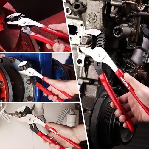 ARROW Groove Joint Pliers, 12" Adjustable Water Pump Pliers - size: 12"