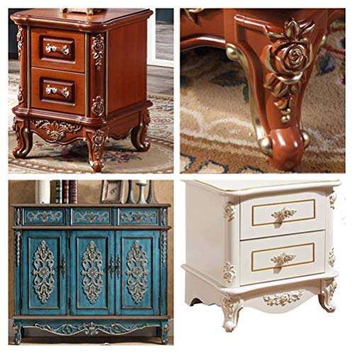 WEICHUAN Solid Wood Replacement Furniture Sofa Couch Legs 6 inch Set of 4 - size: 6"