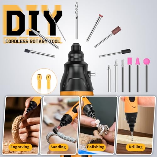 4-In-1 Cordless Electric Scissors,90pcs Multi-Functional 4V Cardboard Cutter Electric,Includes Interchangeable Rotary Tool Kit,Suitable For Cardboard Cutting,Sanding,Drilling,And Diy Crafts