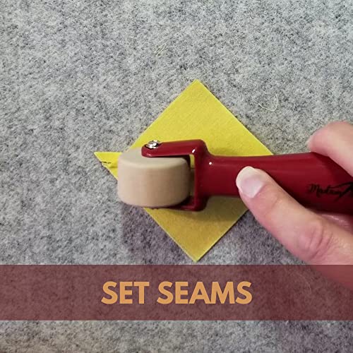 Madam Sew Rolling Seam Presser | Temporarily Hold Seams | for Quilting, Sewing, Wallpaper, Print, and Crafts | Sewing Accessory