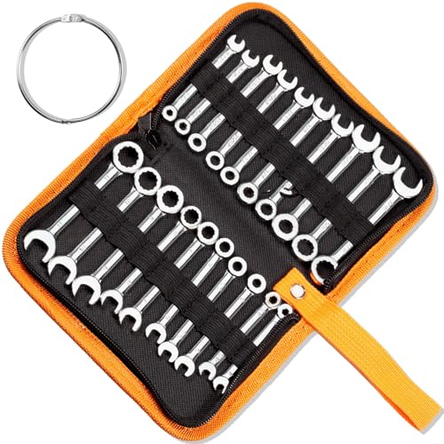 Mini Wrench Set Metric and SAE 20 Pcs - style: Metric and SAE
