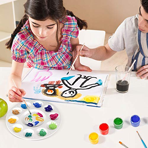 32 PCS Paint Tray Palettes, Plastic Paint Palettes for Students or Kids