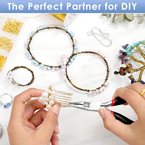 Billbotk Needle Nose Pliers For Jewelry Making, Long Nose Craft Pliers, Needlenose Pliers For Jewelry Making - style: Needle Nose Pliers