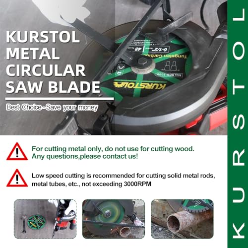 Metal Circular Saw Blade - 6-1/2" TCT Cutting Blade 48T Tungsten Carbide Tipped Blade Arbor 20mm with 15.87mm Washer for Steel, Iron, Nickel, Titanium, Ferrous Metals, Steel Pipe - size: 6-1/2"(165mm)