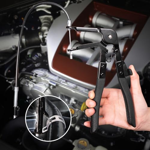 Toolwiz Hose Clamp Pliers Set, 2 Pcs 27" Flexible Hose Clamp Plier - size: 2 pcs Hose Clamp Pliers Set