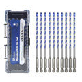 10 Pack 3/16 inch Concrete Drill Bit Set,Masonry Drill Bit Set - style: 3/16"（10 Pcs）