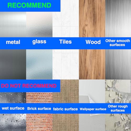 ADY Picture Hanging Strips Heavy Duty 40Pairs，Hook and Loop Strips Damage Free Removable, Mounting Tape for Wall - size: Black-XL