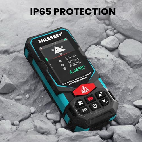 MILESEEY 330Ft Outdoor Laser Measure with Camera Viewfinder