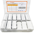 Heat Shrink Tubing Kit 355pcs Shrink Wrap Tube Waterproof Connectors - size: 355pcs White