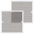 Toocust Window Screens Frame Kit 24 Square, Heavy-Duty Aluminum Window Screen, High-Visibility Durable Mesh, Easy Repair/Reinstall for Windows & Patio Doors, Multi-Size Options-2 Pack - size: 24*24 2pack