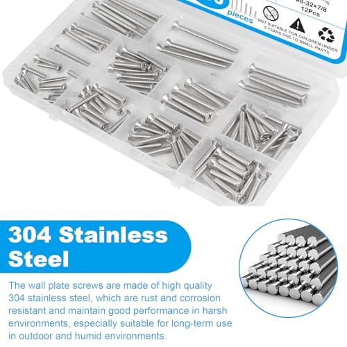 Machine Screws, #6-32#8-32 Phillips Flat Head Electricians Screw - style: Flat Head