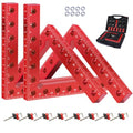 4PCS 90° Corner Clamps for Woodworking, Aluminum Right Angle Set - size: 4pcs
