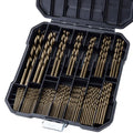 Cobalt Drill Bits Set for Hardened Metal and Stainless Steel, 99Pcs M35 High Speed Steel Twist Jobber Drill Bits 1/16"-3/8", with Plastic Index Storage Case - size: 1/16-3/8 in (99 pcs)