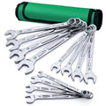 SK Combination Wrench Set, Metric 8 to 19mm, 12-Piece, Premium CR-V Steel - size: Metric