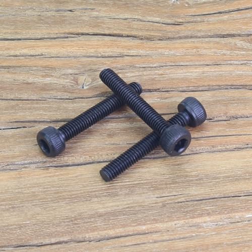 105 Pieces M3 x 20mm Socket Head Cap Screws, Thread Pitch 0.5mm, Sutemribor M3 Black Screws, 12.9 Grade Alloy Steel, Black Oxide Finish, Fully Threaded - size: M3 x 20mm, style: Socket Head