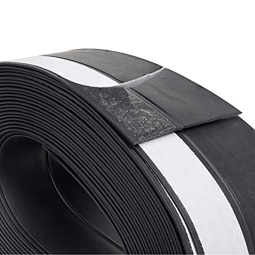 Door Weatherstrip Strong Adhesive Door Bottom Seal Black Rubber Strip 16.4 Feet Length Weather Stripping Bottom Seal Strip Door Winddow Sweep Weather Stripping Draft Stopper