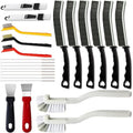 23Pcs Crevice Cleaning Brush Set, Hard Bristle Scrub Brushes Tools for Gaps