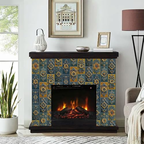 VICCI 64Pcs Tile Decals 8" x 4" Peel & Stick Kitchen Backsplash - color: Sjm-306, size: 8x4IN*64PCS