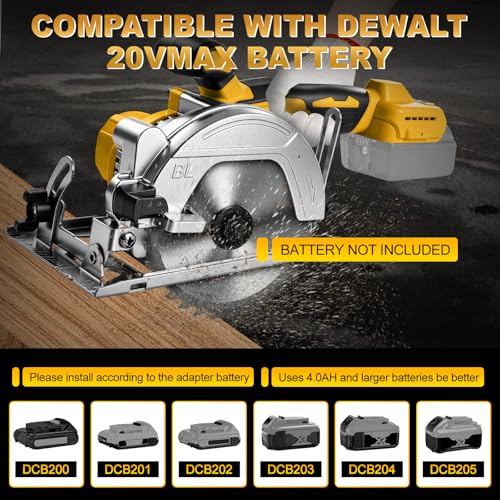 5-1/2 Inch Cordless Circular Saw for Dewalt 20V Battery