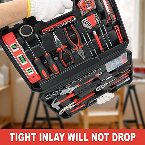 120-Piece Home Tool Kit with Toolbox for DIY & Home Repair
