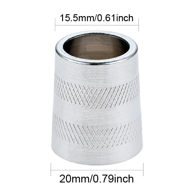 2 Set Shower Hose Nut and Screw Replacement Universal Stainless Steel Brass Adapter Joint Connector for Handheld Shower Head Hose Bathroom Bathing Water Pipe Attachment Repair Parts