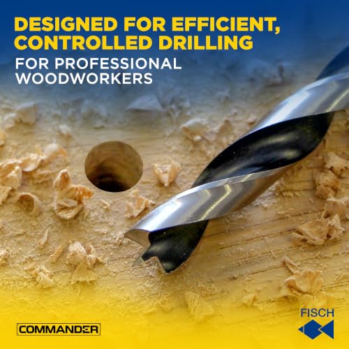 Premium Brad Point Drill Bit - High-Accuracy Woodworking Size: 10mm x 133mm - size: 10 mm x 133 mm (Pack of 1)