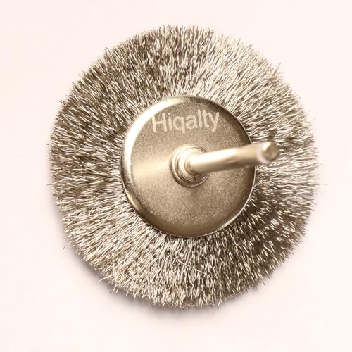 80 Pcs Rotary Tool Wire Brushes Set,Stainless Steel Wire Wheels Pen Brush Kit Accessories for Rotary Tool,for Rust Removing Rotary Brushes for Machines