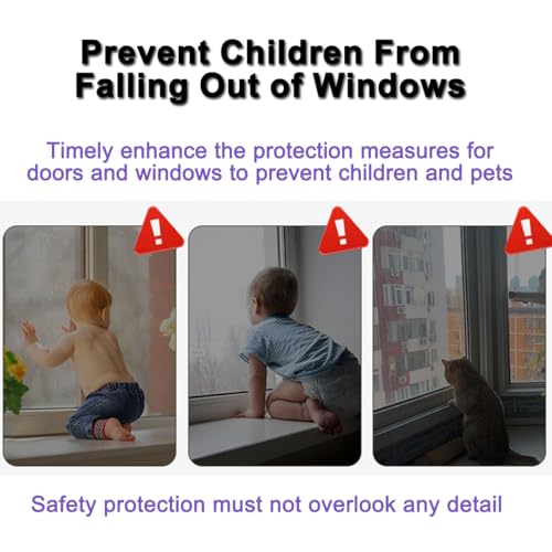 Sliding Window Stopper for Child Proofing（4 Pack）, Baby Safety Lock