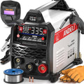 ANDELI 110V/220V MIG Welder 135A ，PULSE Flux Core/Lift TIG/Stick 4-in-1 - color: Red1