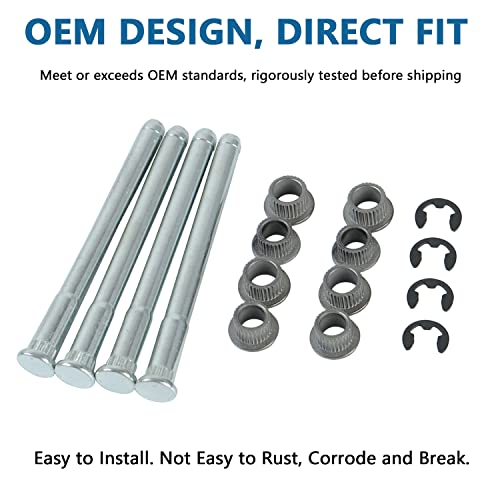 Door Hinge Pin Bushing Repair Kit, fit for Chevy S10 GMC S10 Pickup Blazer - size: 94-04 Door Hinge Pins