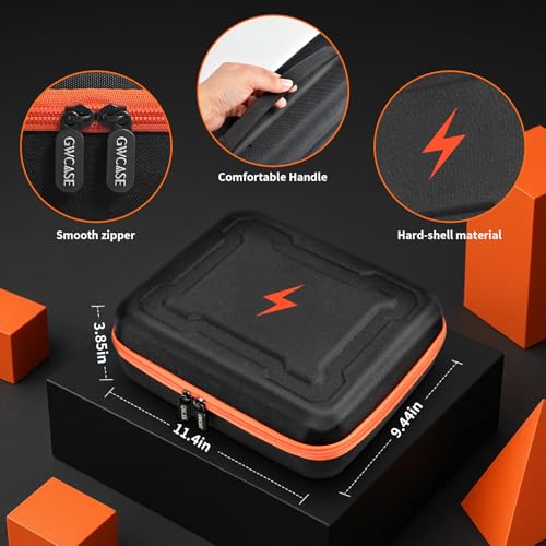 GWCASE Case for Klein MM300/325 Multimeter, Circuit Breakers,Clamp, Black-L - color: Black, size: L