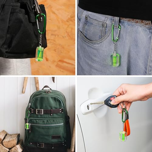 WORKPRO 3-Pack Mini Pocket Tool Spirit Level with Keychain - size: Mini