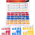 Nilight 540PCS Mixed Quick Disconnect Insulated Crimp Electrical Terminals - color: 540PCS Mixed Crimp Terminals