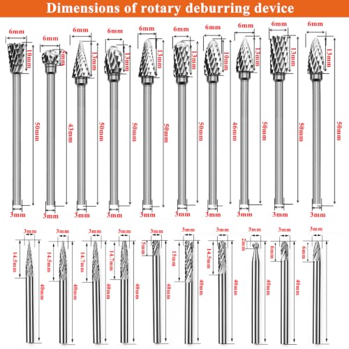 138PCS Tungsten Carbide Rotary Burr Set with Sanding Drums1/8" Shank Double‑Cut Rotary Tool Accessories for Dremel & Die Grinder, for Wood Carving, Metal Engraving, Grinding and Polishing - color: 138pcs-5 Styles