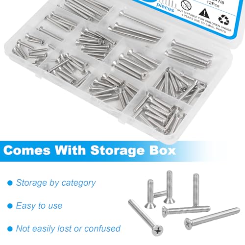 Machine Screws, #6-32#8-32 Phillips Flat Head Electricians Screw - style: Flat Head